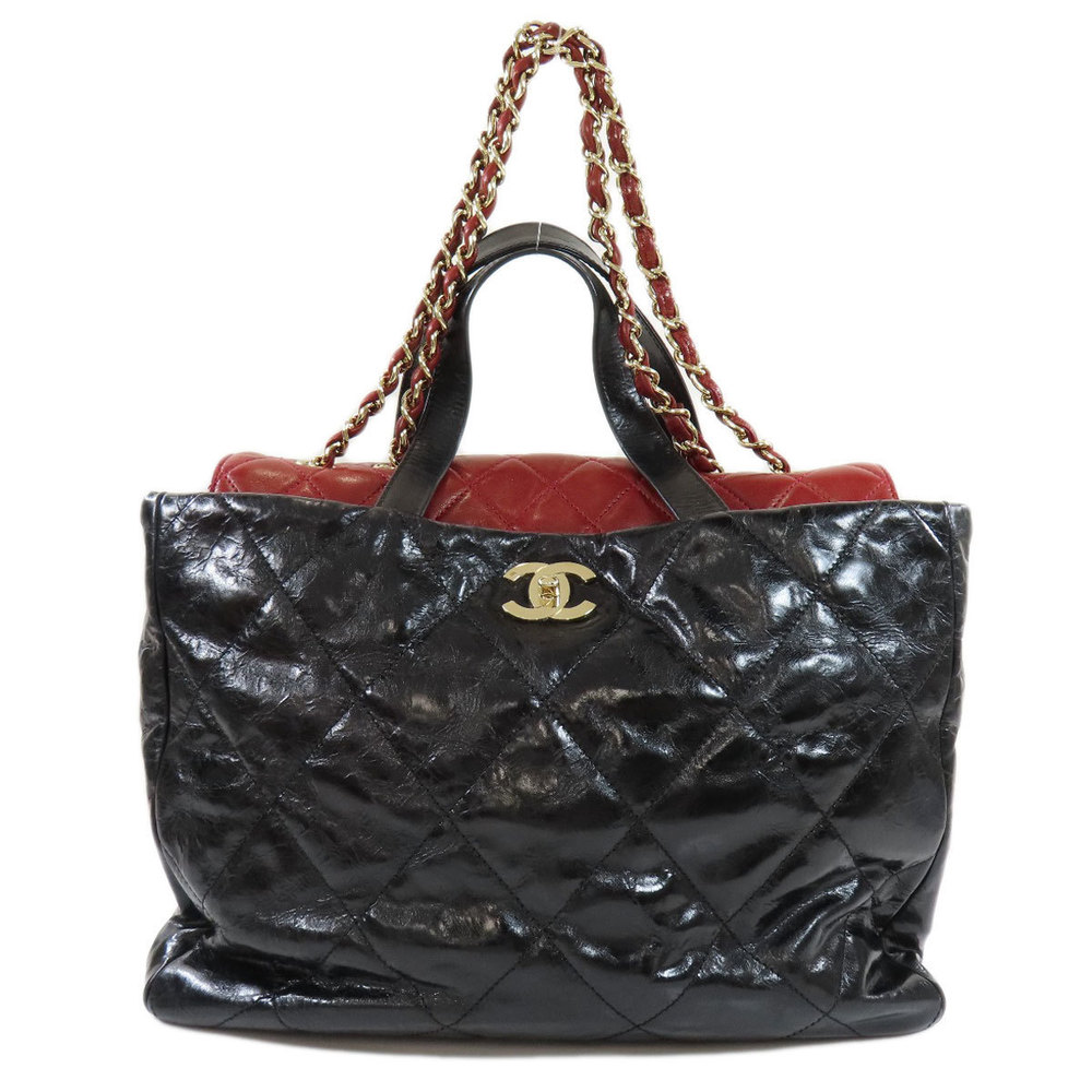 Chanel Chain 2way Coco Mark Tote Bag Calf